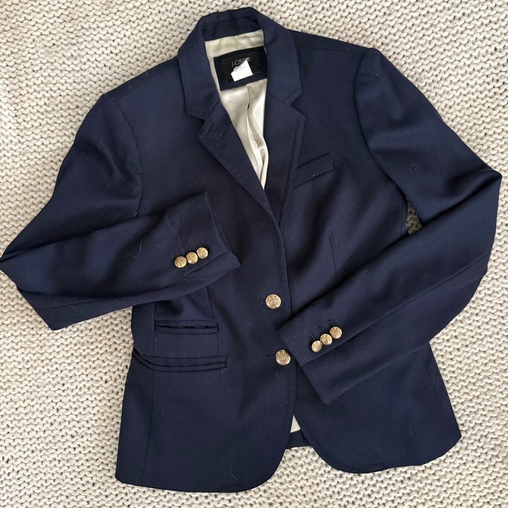 J.Crew Navy ‘School Boy’ Women's Blazer